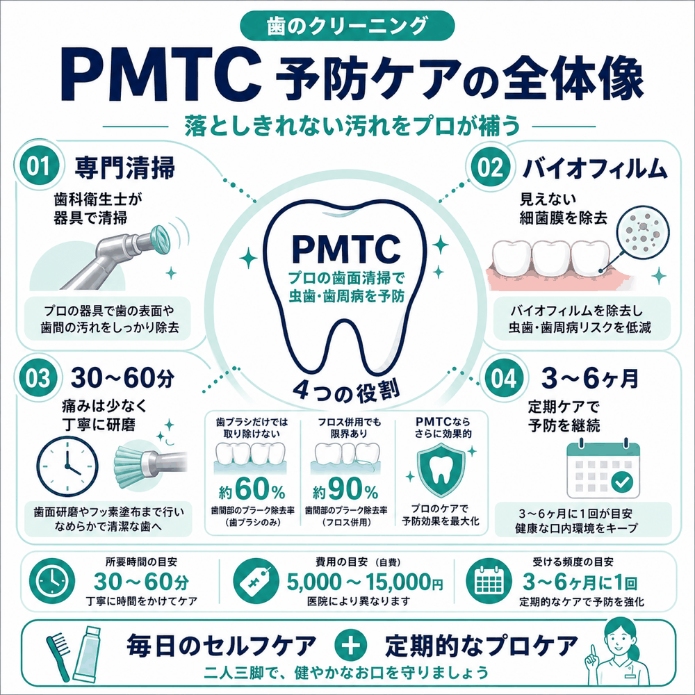 PMTC予防ケアの全体像